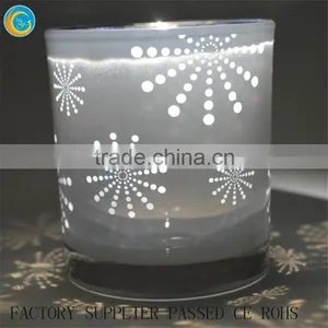 Sparkle Grey Mercury Glass Candle Holders Black And Gold Tea Light Holder thumbnail-3