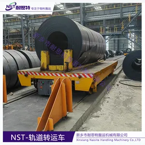 40 Ton Steel Coils Motorized Rail Coil Transfer Car for Heavy Duty Plant Warehouse Material Transportation thumbnail-2