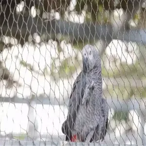 Stainless Steel Bird Protective Cage Fence Garden Wire Rope Cable Mesh Netting thumbnail-3