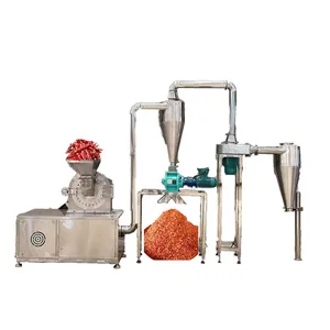 Mini Flour Mill Machine Grain Maize Grinder Speed Fine Chilli Powder Rice Grinder Pulverizer for Sale thumbnail-6