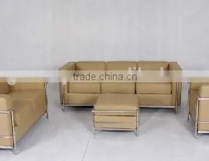 3 Seater LC2 Sofa Iconic Mid-century Designer Furniture thumbnail-4