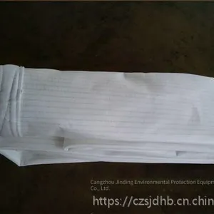 Water and Oil Repellent Polyester Needle Punched Felt Dust Filter Bag, Cangzhou Jinding Environmental Protection thumbnail-1