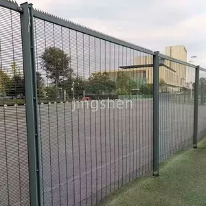 3D Metal Fence Panels, Galvanized 3D Curved Welded Wire Mesh Fences, Suitable for Roads, Gardens, Schools, Playgrounds, and Other Locations. thumbnail-4