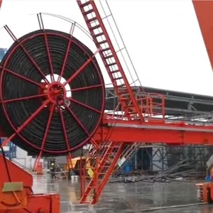 Cable Winding Device Including Spring Motor Driven Cable Reel 100m Motorized Cable Reel Drum for Supplying Power thumbnail-3