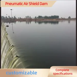 Anti-Corrosion Steel Dam Adjustable Pneumatic Shield Weir River Water Barrier Dam thumbnail-5