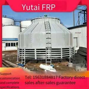 Yutai Energy-saving Circular Counterflow Frp Cooling Tower Manufacturer With Uniform Water Distribution thumbnail-1