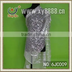 Wholesale Fashion Design Sequins Embroidery Fabric thumbnail-1