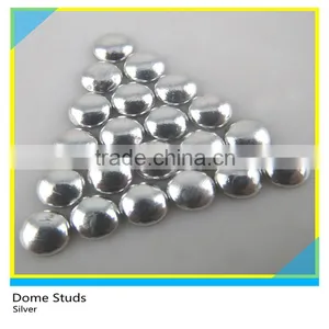 Aluminum Metal Hot Fix Dome Studs Orange Flatback Half Round Studs thumbnail-6