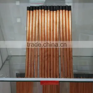 DC Copper Coated Blasting Carbon Gouging Rods / Carbon Electrode thumbnail-1