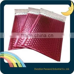 #6 Aluminum Padded Bubble Envelope/ Pink Foil Bubble Bags thumbnail-1