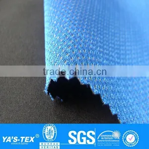 Deep Blue Mesh 2 Layer Laminated Sportwear Fabric thumbnail-1