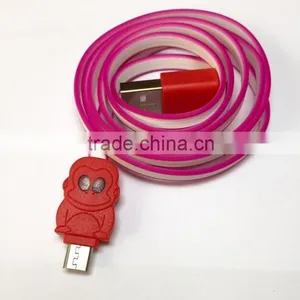 Red Monkey Look of Charger Cable for Mirco Pin Flat USB Cbarger thumbnail-1
