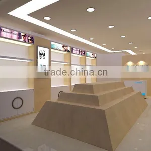 Professional Factory 2 Tier Wooden Watch Display Cabinet Jewellery Showroom Interior Design thumbnail-5