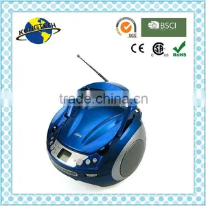Hot Sale Stylish Sliver and Blue Avant-grade Portable CD Boombox thumbnail-6