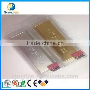 Factory Directly Offer Gold Bar Portable Power Bank 10000mah With Smart Shape thumbnail-6