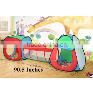 Outdoor Camping Portable Detachable Triple Game Play House Indoor Foldable Kid Child Play Tent thumbnail-3