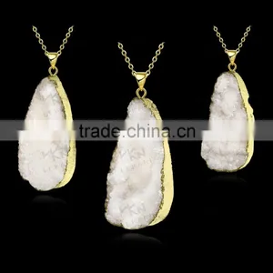 Mixed Order Available White Stone Necklace for Men thumbnail-1