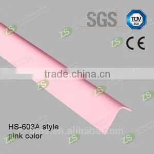 Wood Color Hospital Wall Protection Vinyl Wall Corner Guard thumbnail-6