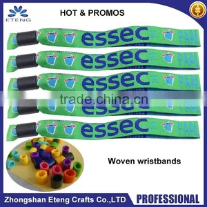 High Quality Textile Custom Festival Fabric Wristbands Quality Choice thumbnail-1