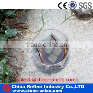 Grey Granite Small Cube Rock for Wine thumbnail-2