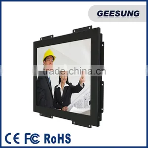 12 Inch Metal 5-wire Touch Monitor/square Open Frame Monitor thumbnail-2