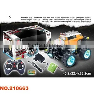 Super 1:14 rc Dancing Stunt Car With MP3 thumbnail-1