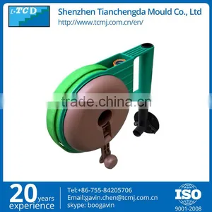 Retractable Extendable Pipe 3-6 Bar Green Garden Water Hose Reels thumbnail-1