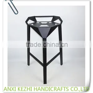 KZ150290 Industrial Metal Commercial Furniture Bar Stool High Chair thumbnail-5