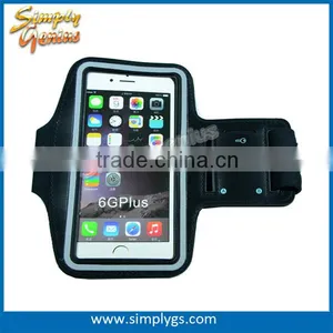 (Top) 5.5 Inch Mobile Phones Running Sports Armband, Neoprene Armband for Sale, Logo Printed Armband thumbnail-2