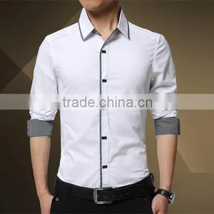 Long Sleeve Quality Cotton Fashion Casual Shirts for Men thumbnail-1