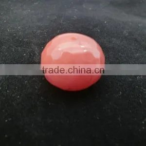 25*20mm Cherry Quartz Faceted Rondelle Beads thumbnail-1