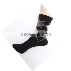 Classic Diamond Design Custom Elite Smart Wool Socks Men thumbnail-3