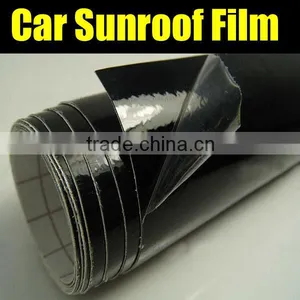 High Glossy Black Car Sunroof Film , Car Wrapping Film thumbnail-1