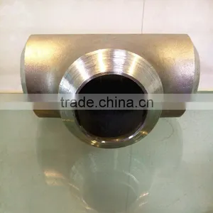 304/316/321 Butt Welding Equal Tee Forged Butt Welded Lateral Tee thumbnail-5