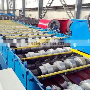 Color Steel Galvanized Metal Aluminum Glazed Trapezoidal Sheet Roof Tile Wall Panel Roll Forming Machine Supplier's Choice thumbnail-4