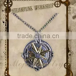 Wholesale Fashion Antique Steampunk Star Necklace thumbnail-3