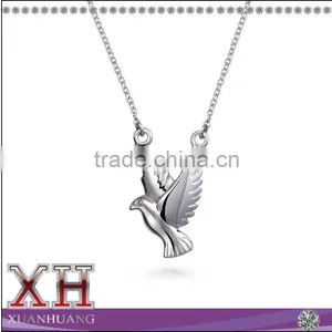 China Factory Direct Sale 925 Solid Eagle Pendant Necklace thumbnail-1