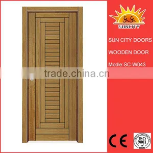SC-W043 Flush Surface Wooden Door MDF Materil Wooden Door thumbnail-1