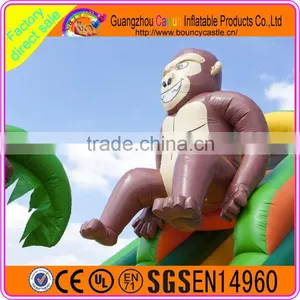 Monkey Inflatable Dry Slide for Sales thumbnail-5