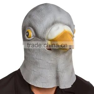 Animal Head Party Mask Pigeon Head Latex Mask Cosplay Mask thumbnail-3