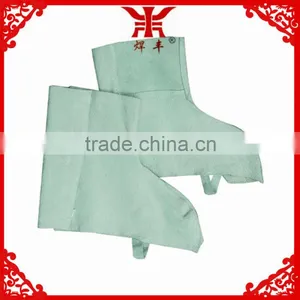 Supplier of Natural Color Cow Split Leather Reusable Overshoes for Welder thumbnail-1