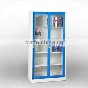 Clearview Stainless Steel Sliding Glass Door Display Filling Cabinet thumbnail-1