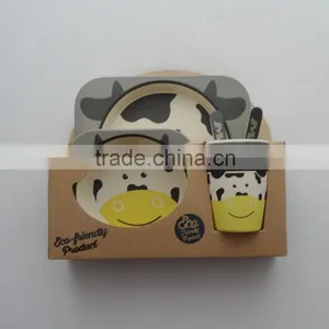 Eco Bamboo Fiber Kids Dinnerware Sets thumbnail-6