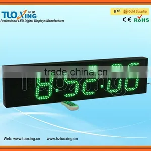 High Quality 6 Inch 6 Digits Led Hourglass Glass Sand Timer thumbnail-3