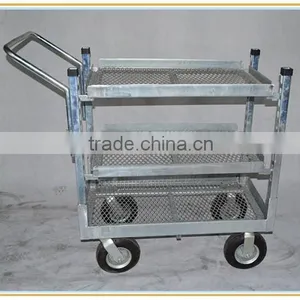 New Products Garden Tool Steel Mesh Shipping Cart thumbnail-3