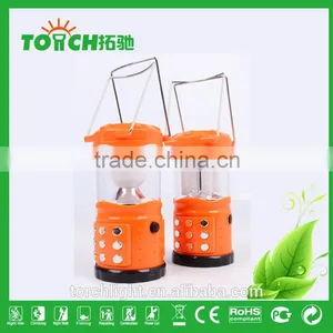Ball Bulb ABS Plastic Lantern Light Fashion New Design Orange Camping Lamp With Inner Battery and Charger thumbnail-1