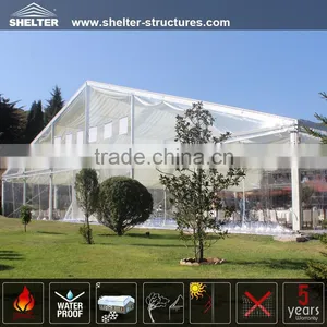 500 1000 People Luxury Transparent Clear Roof Wedding Tent thumbnail-1