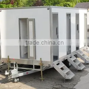Low Bed Trailer,trailer Toilet, Portable Toilet, Movable Trailer Toilet thumbnail-1