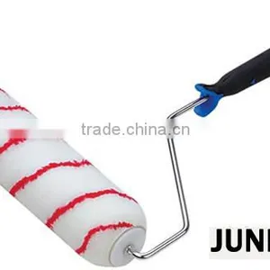 Short Plastic Handle Strip Patten Paint Roller Brush thumbnail-1