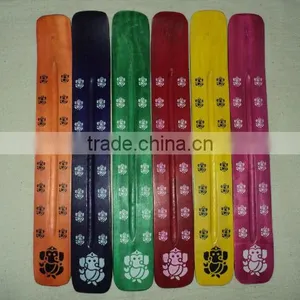 Printed Wooden Incense Burners Wholesale Bulk thumbnail-1